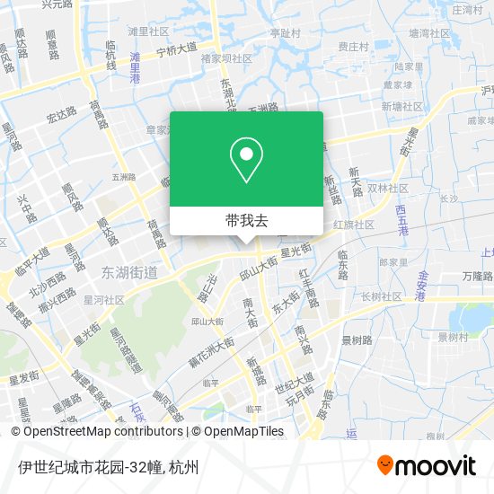 伊世纪城市花园-32幢地图