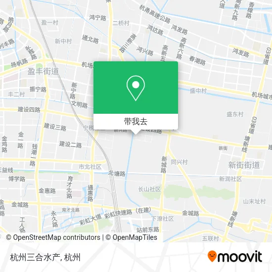 杭州三合水产地图