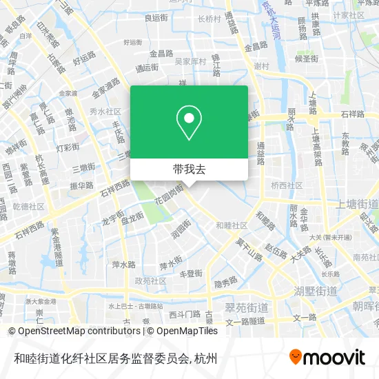 和睦街道化纤社区居务监督委员会地图