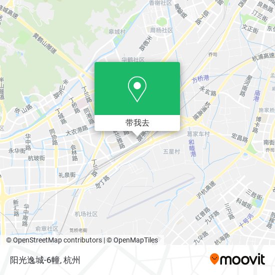 阳光逸城-6幢地图