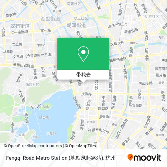 Fengqi Road Metro Station (地铁凤起路站)地图