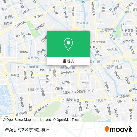 翠苑新村2区东7幢地图
