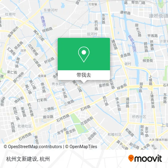 杭州文新建设地图