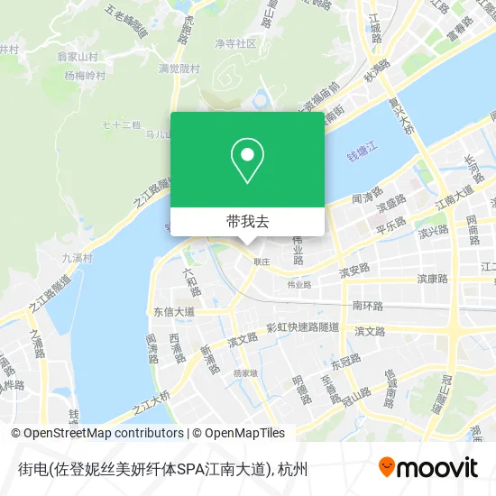 街电(佐登妮丝美妍纤体SPA江南大道)地图