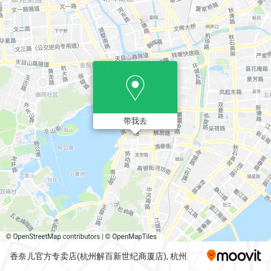 香奈儿官方专卖店(杭州解百新世纪商厦店)地图