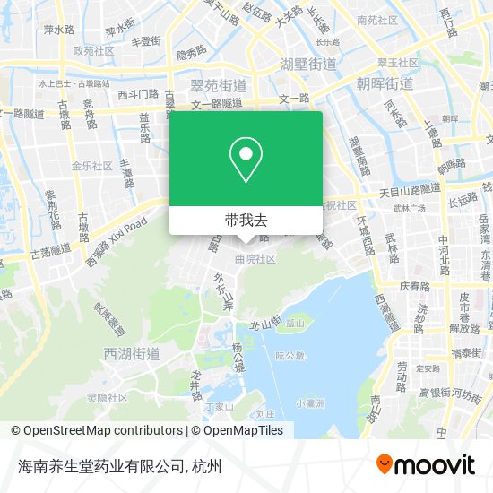 海南养生堂药业有限公司地图