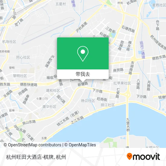 杭州旺田大酒店-棋牌地图