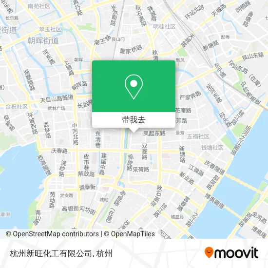 杭州新旺化工有限公司地图