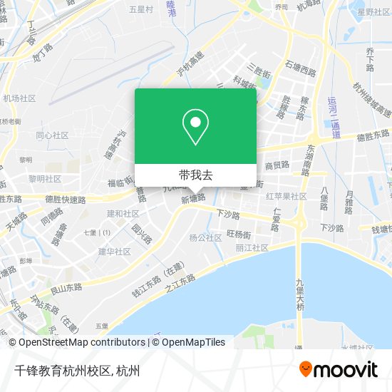千锋教育杭州校区地图