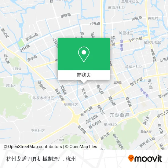 杭州戈盾刀具机械制造厂地图