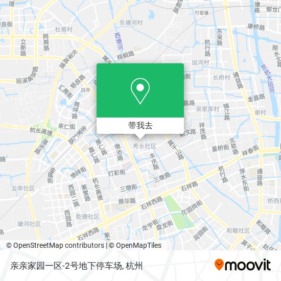 亲亲家园一区-2号地下停车场地图