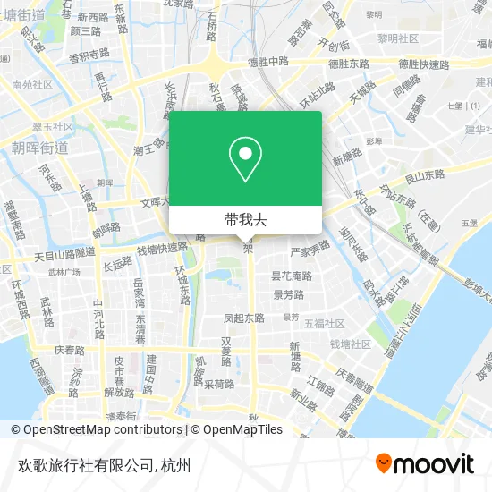 欢歌旅行社有限公司地图