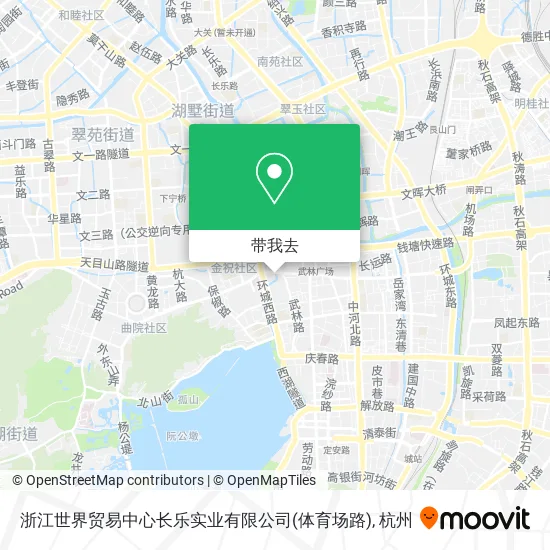 浙江世界贸易中心长乐实业有限公司(体育场路)地图