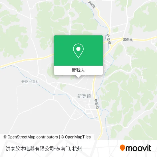 洪泰胶木电器有限公司-东南门地图