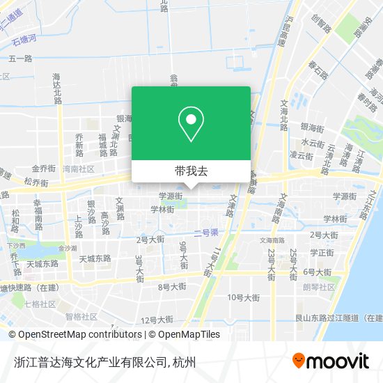 浙江普达海文化产业有限公司地图