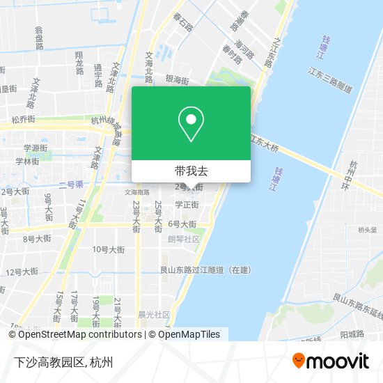下沙高教园区地图