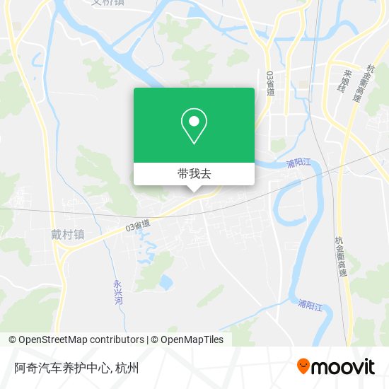 阿奇汽车养护中心地图