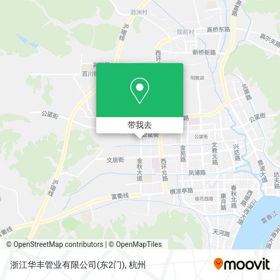 浙江华丰管业有限公司(东2门)地图