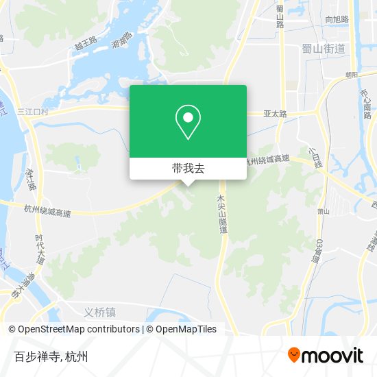 百步禅寺地图