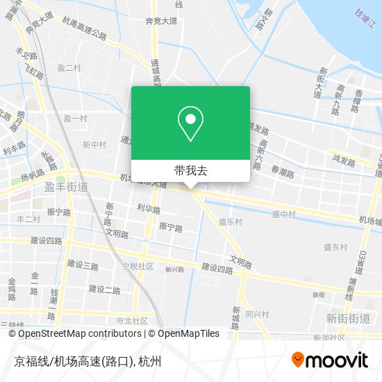 京福线/机场高速(路口)地图