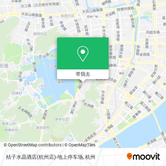 桔子水晶酒店(杭州店)-地上停车场地图