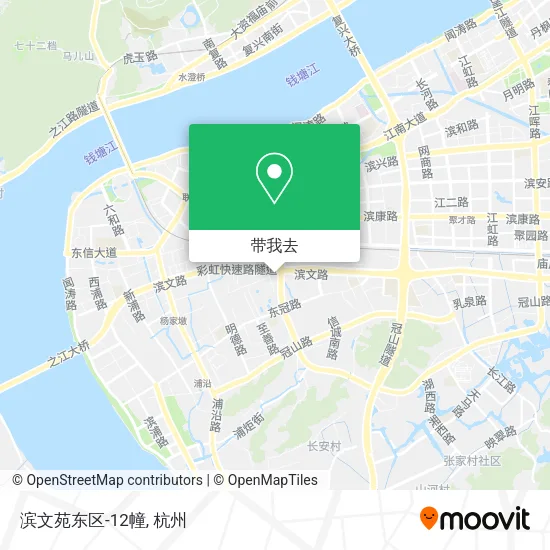 滨文苑东区-12幢地图