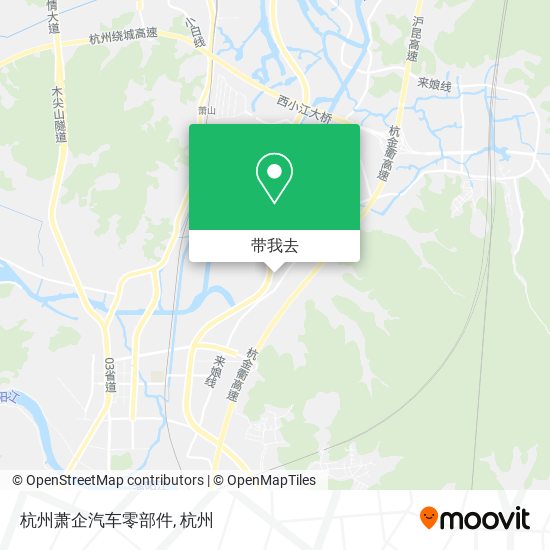杭州萧企汽车零部件地图