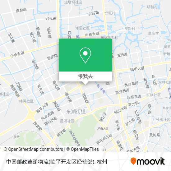 中国邮政速递物流(临平开发区经营部)地图