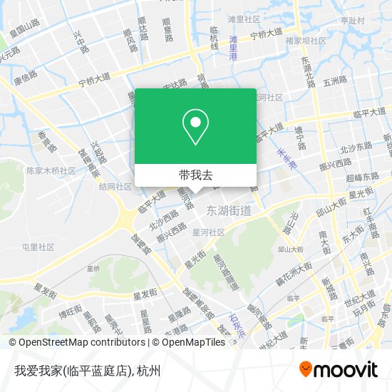 我爱我家(临平蓝庭店)地图