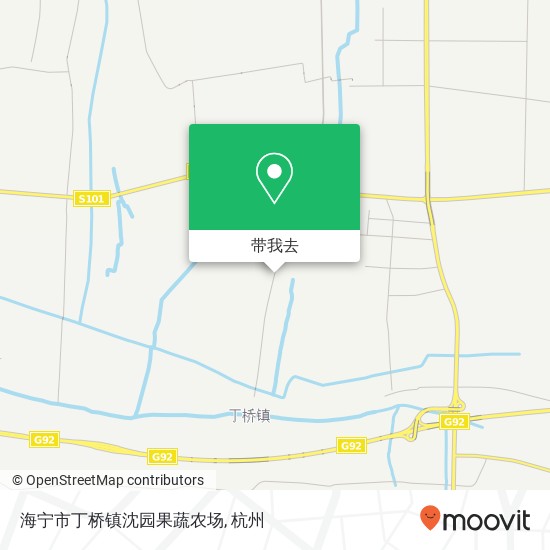 海宁市丁桥镇沈园果蔬农场地图