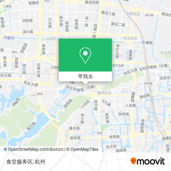 食堂服务区地图