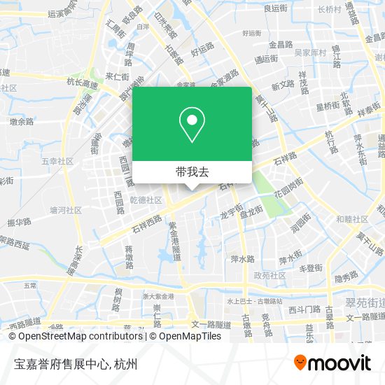 宝嘉誉府售展中心地图