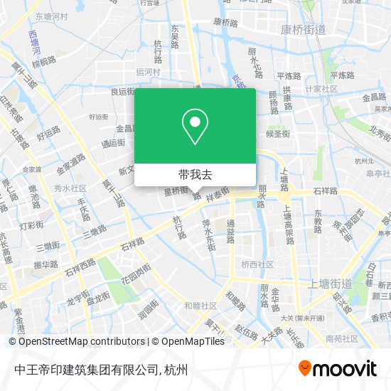 中王帝印建筑集团有限公司地图