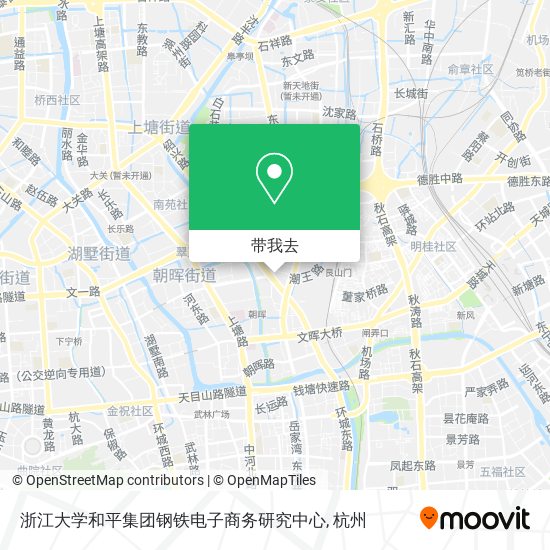 浙江大学和平集团钢铁电子商务研究中心地图