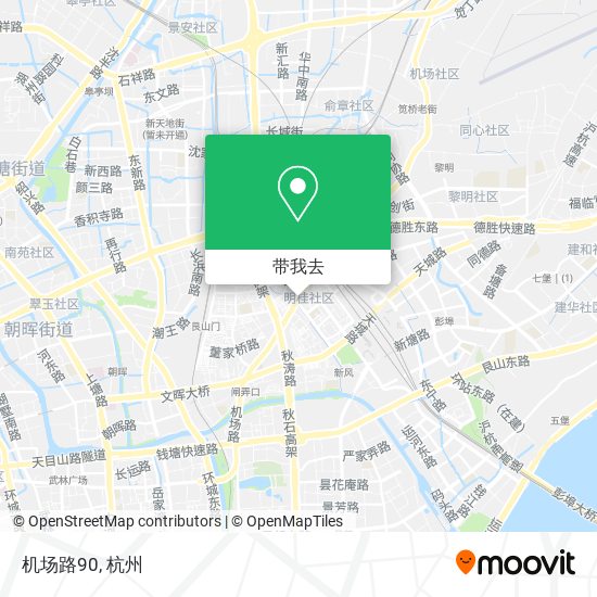 机场路90地图