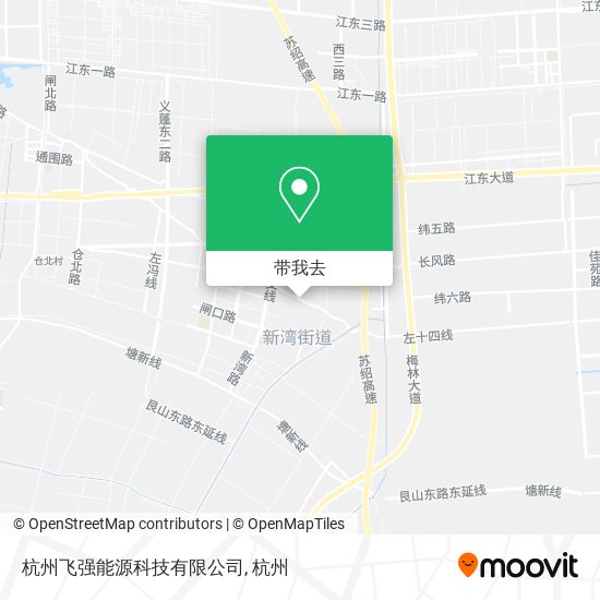 杭州飞强能源科技有限公司地图
