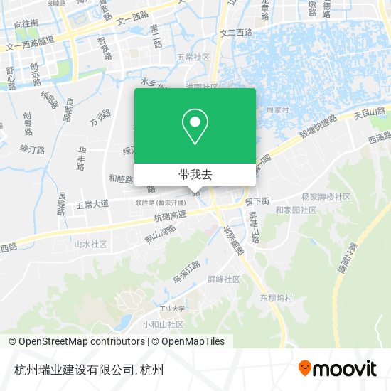 杭州瑞业建设有限公司地图