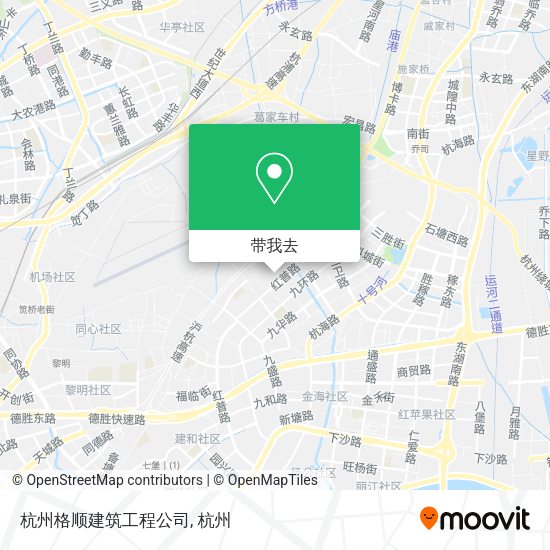 杭州格顺建筑工程公司地图