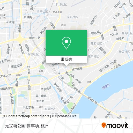 元宝塘公园-停车场地图
