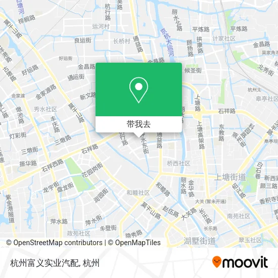 杭州富义实业汽配地图