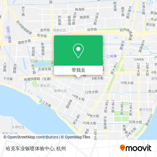 哈克车业钣喷体验中心地图