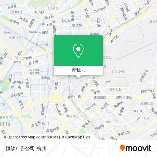 恒钦广告公司地图