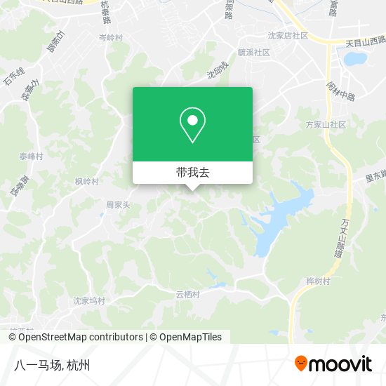 八一马场地图