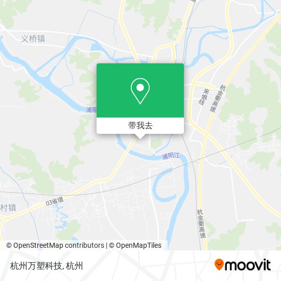 杭州万塑科技地图