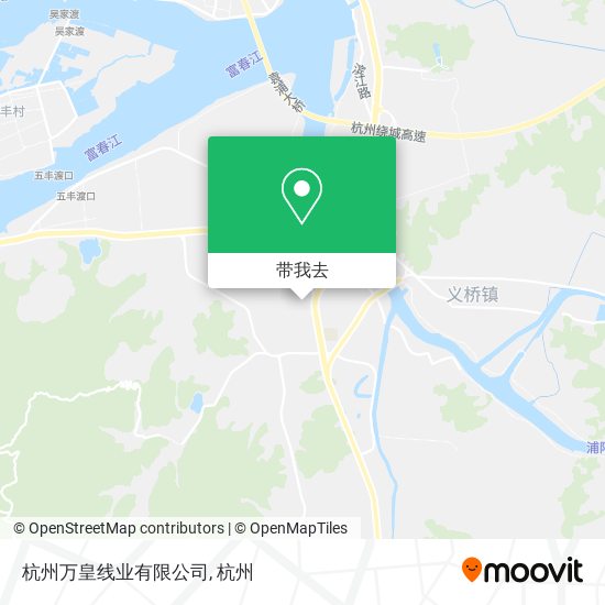 杭州万皇线业有限公司地图