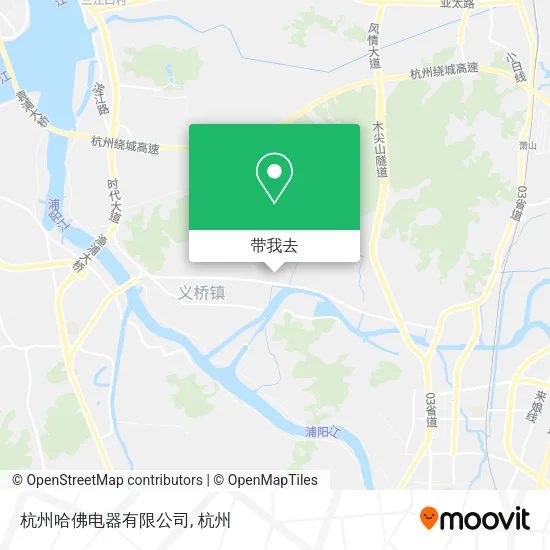 杭州哈佛电器有限公司地图