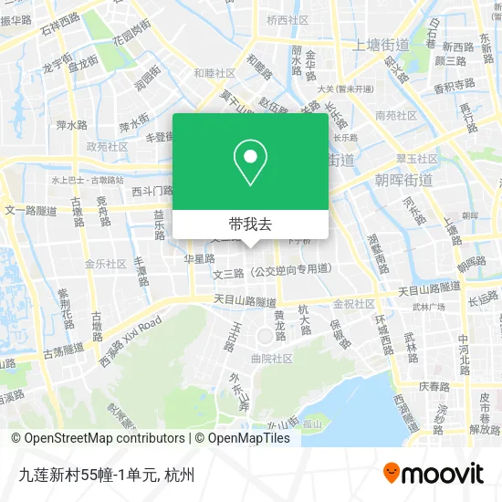 九莲新村55幢-1单元地图