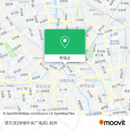 星巴克(绿地中央广场店)地图
