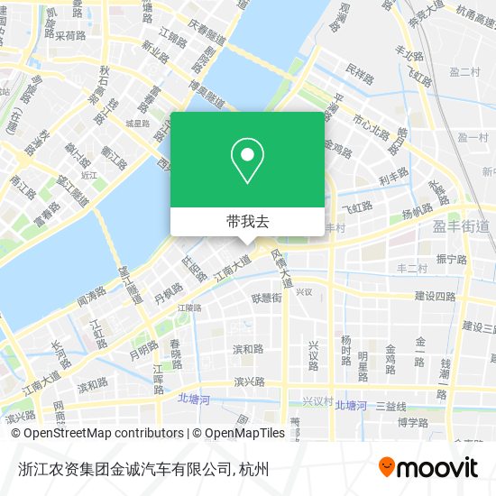 浙江农资集团金诚汽车有限公司地图