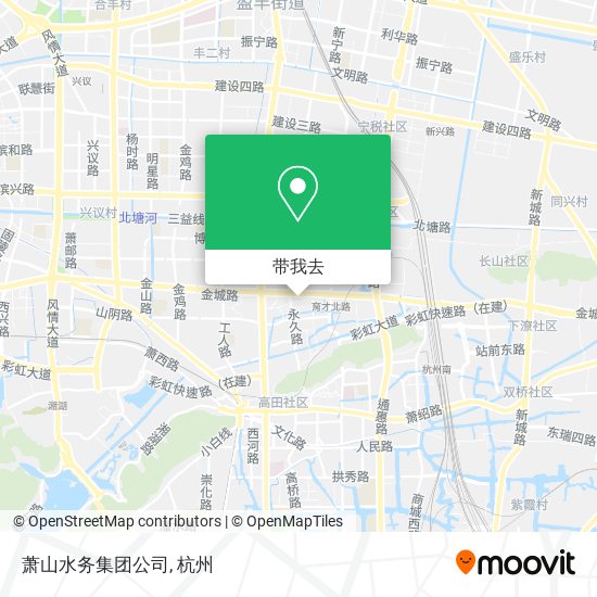 萧山水务集团公司地图